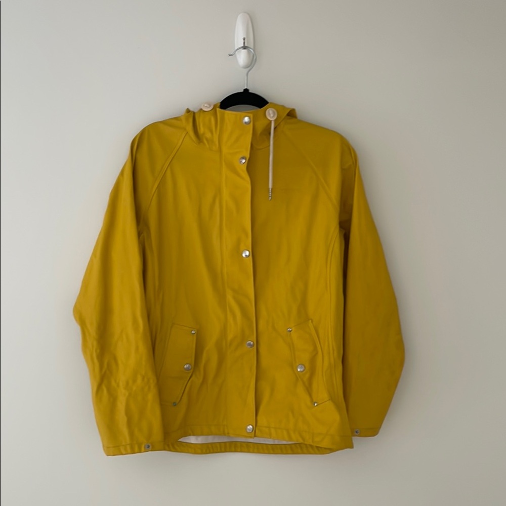 Tretorn Yellow Hooded Rain Jacket